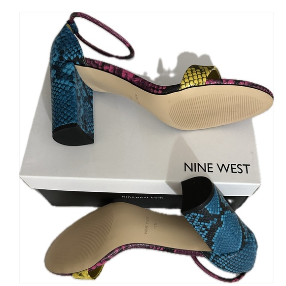 Nine West Yellow multi color texture pumps - Picture 5 of 5